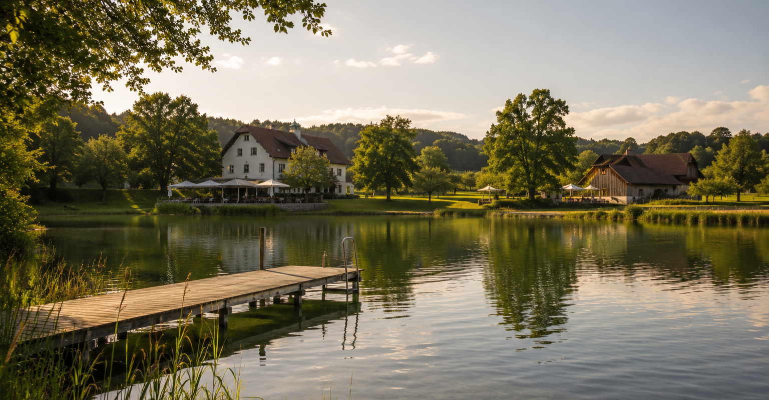 Schleinsee: Urlaub auf dem Bauernhof mit eigenem Badesee am Bodensee