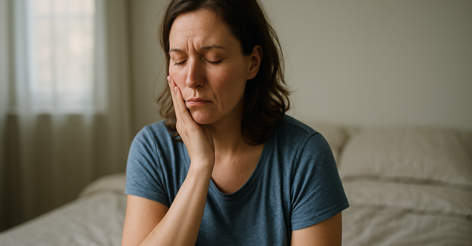 Zähneknirschen: Wenn der Stress nachts auf die Zähne geht
